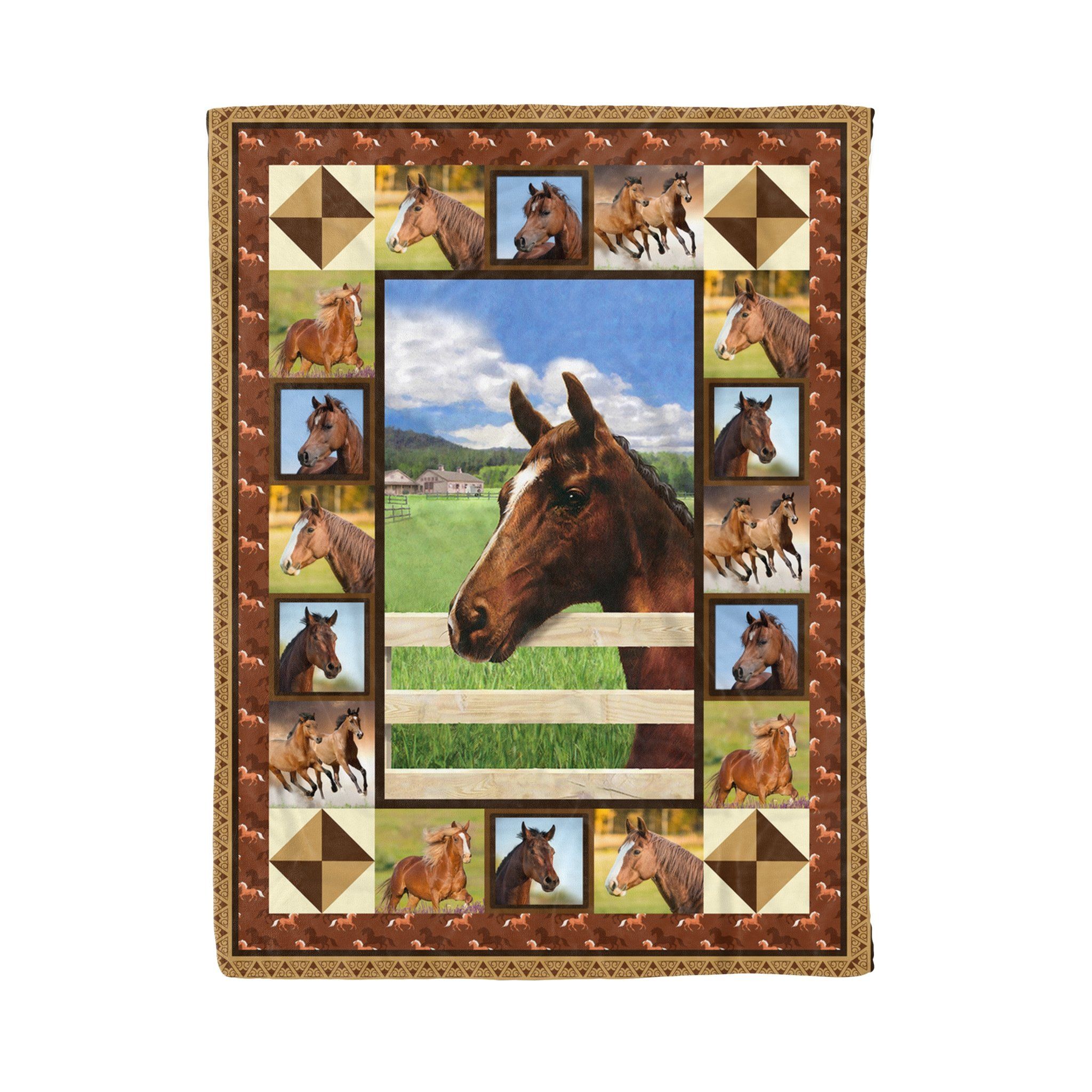 Horse Fleece Blanket