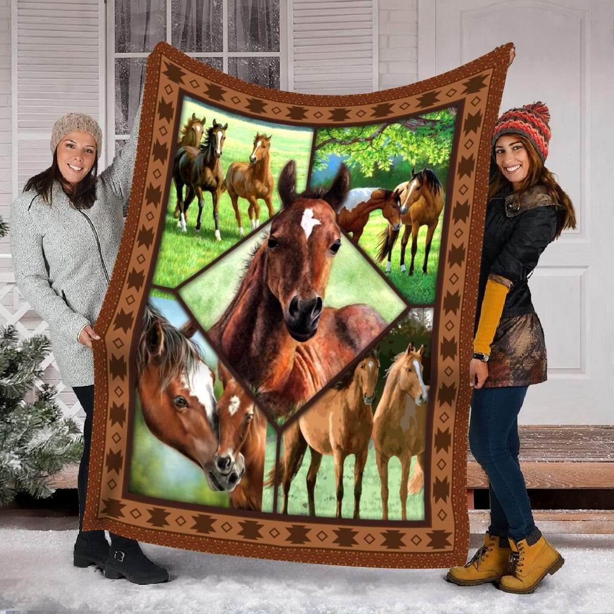 Horse Fleece Blanket