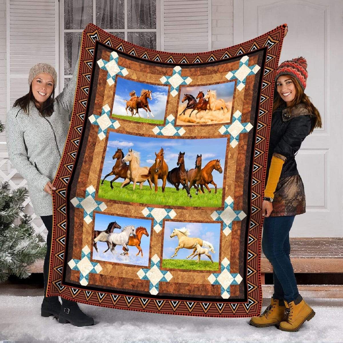 Horse Fleece Blanket