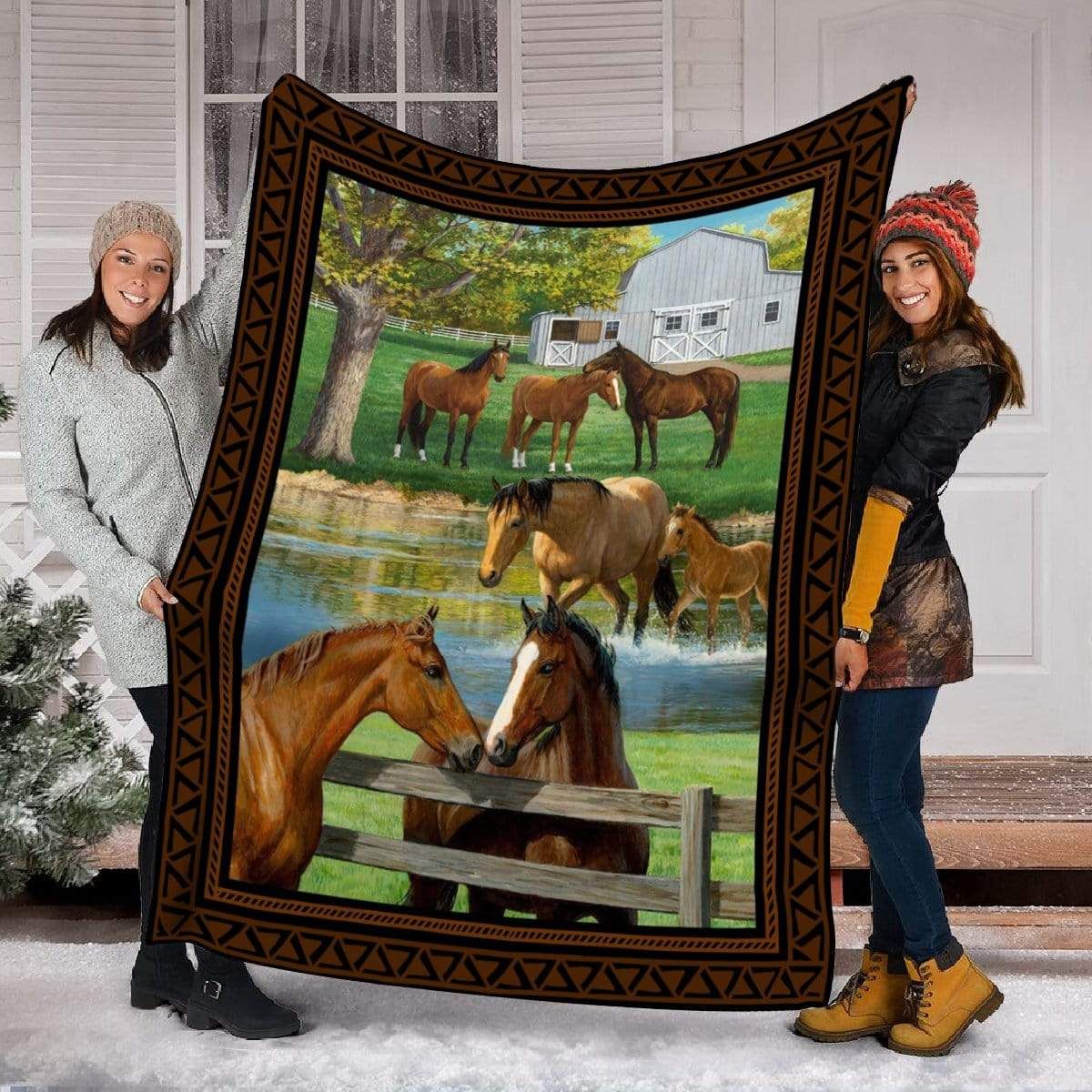 Horse Fleece Blanket