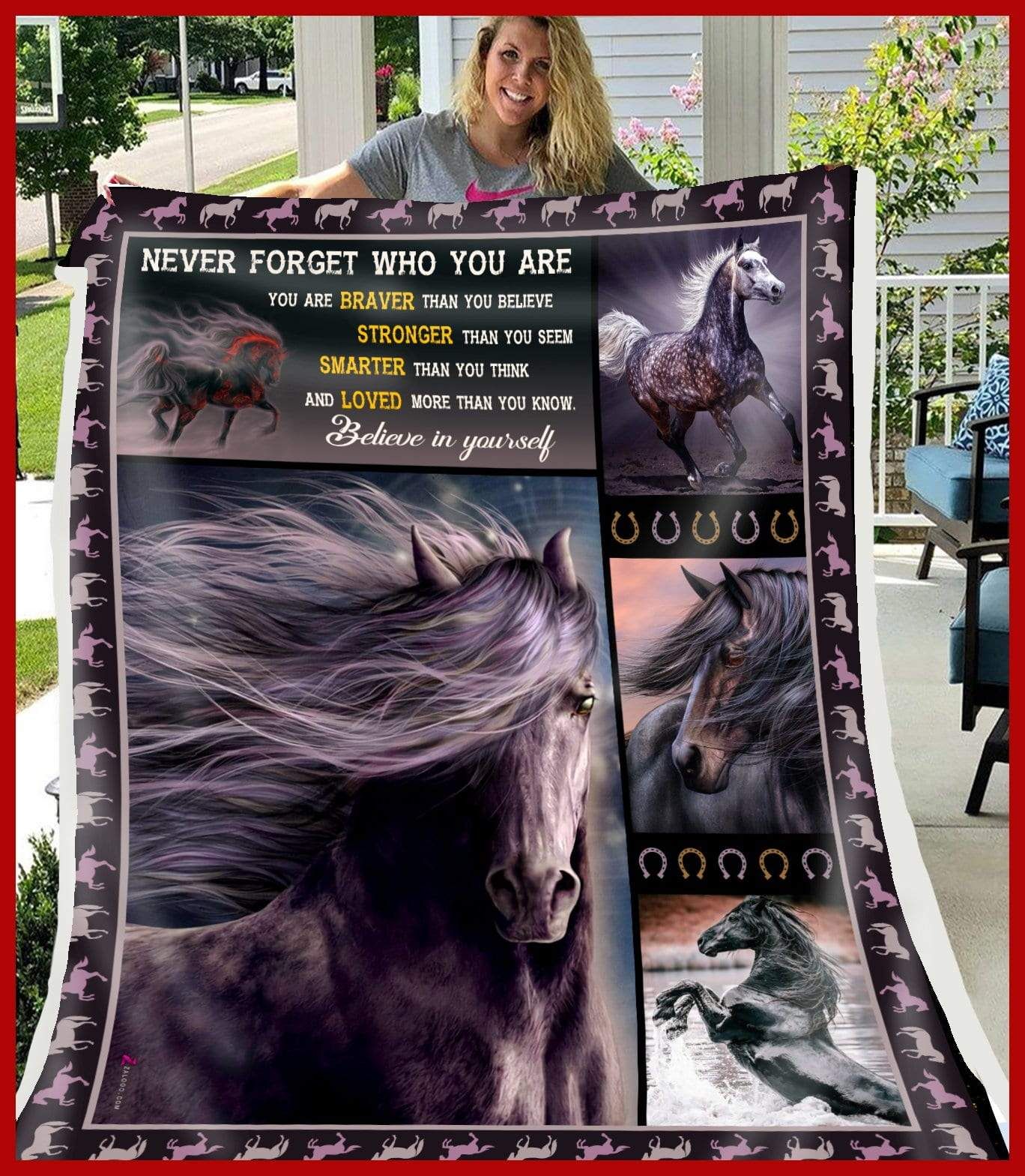 Horse Fleece Blanket
