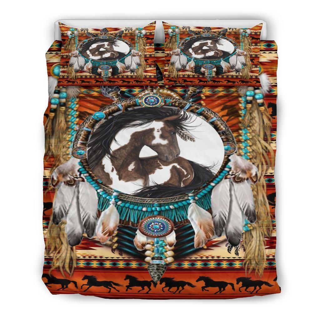 Horse Native American Bedding Set