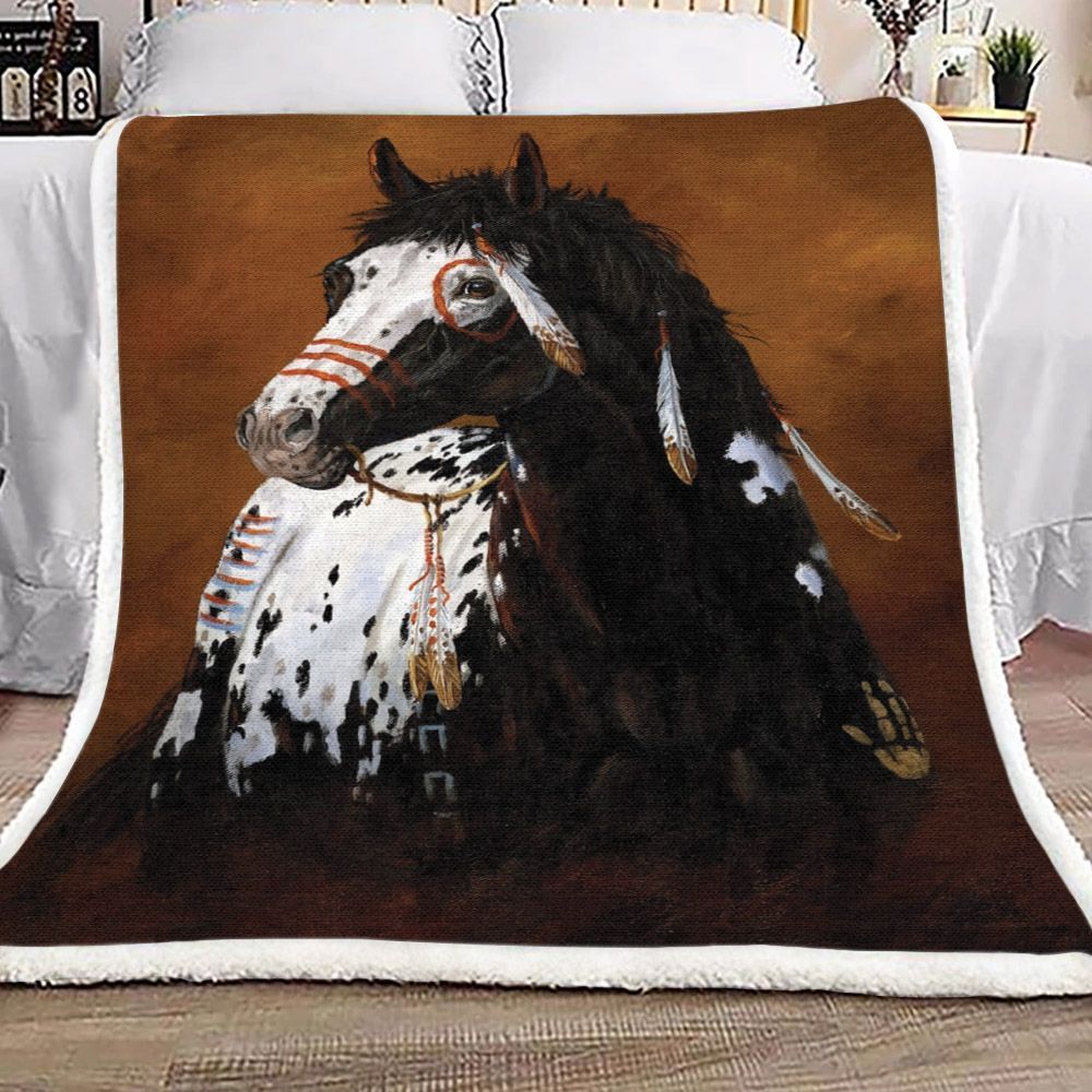 Horse Native Sherpa Fleece
