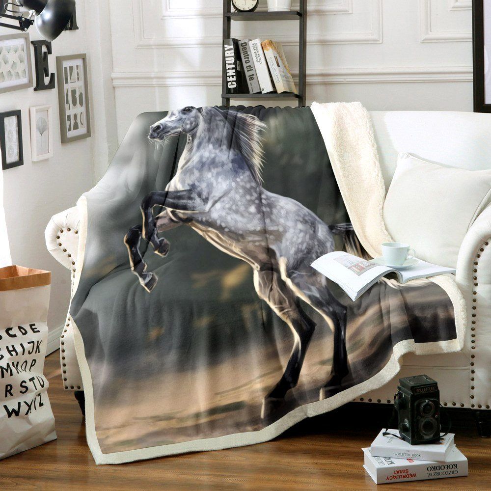 Horse Sherpa Fleece