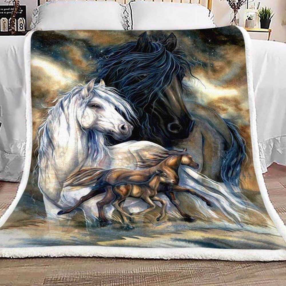 Horse Sherpa Fleece
