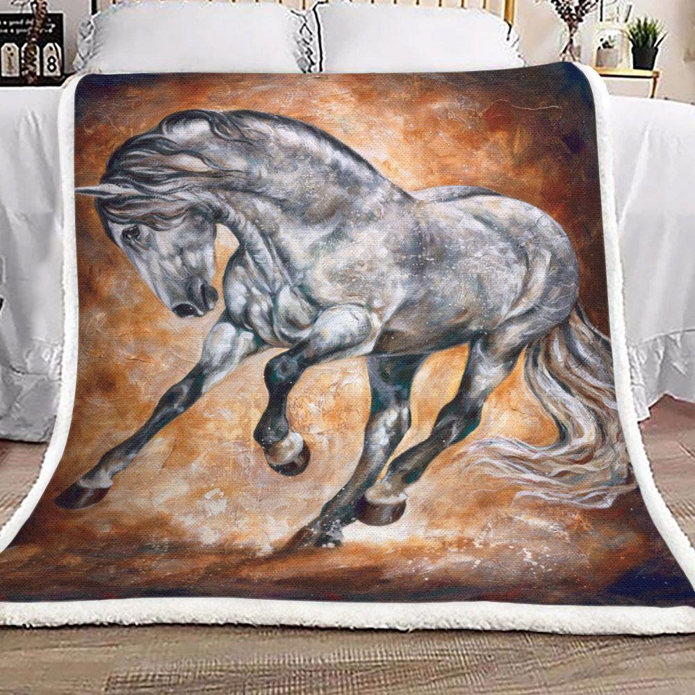 Horse Sherpa Fleece