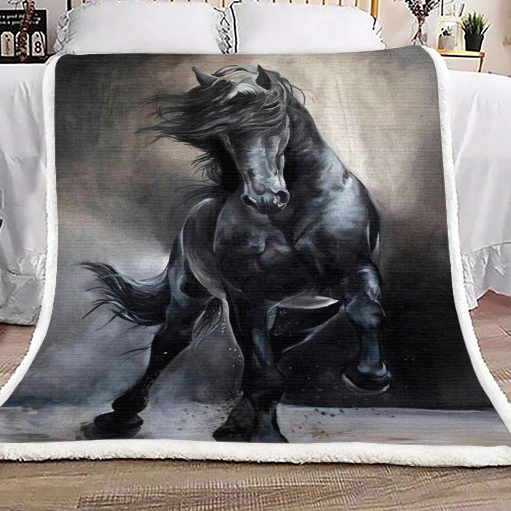 Horse Sherpa Fleece