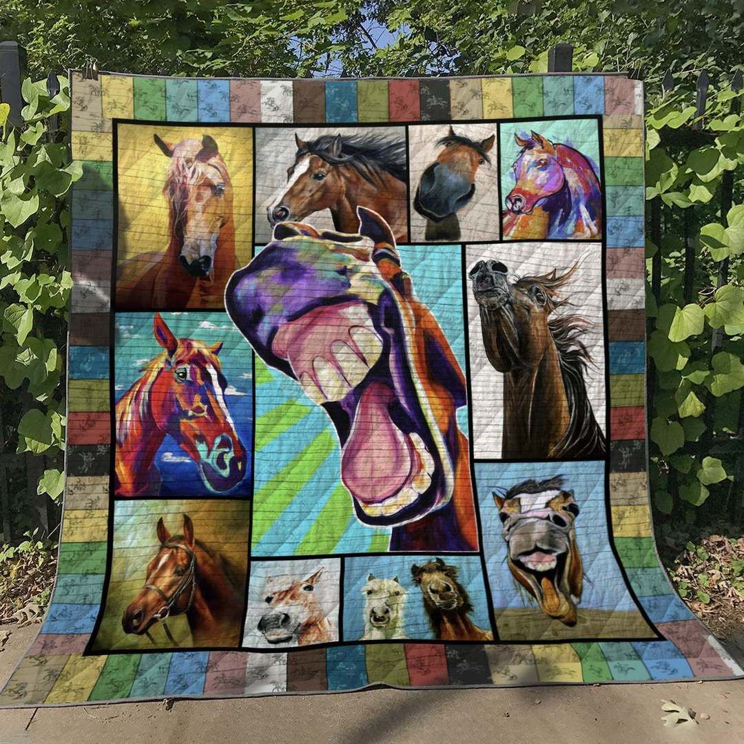 Horse NN240521 Quilt Blanket