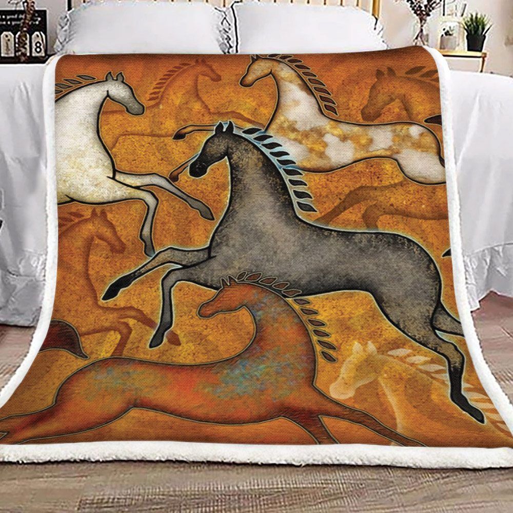 Horse Sherpa Fleece