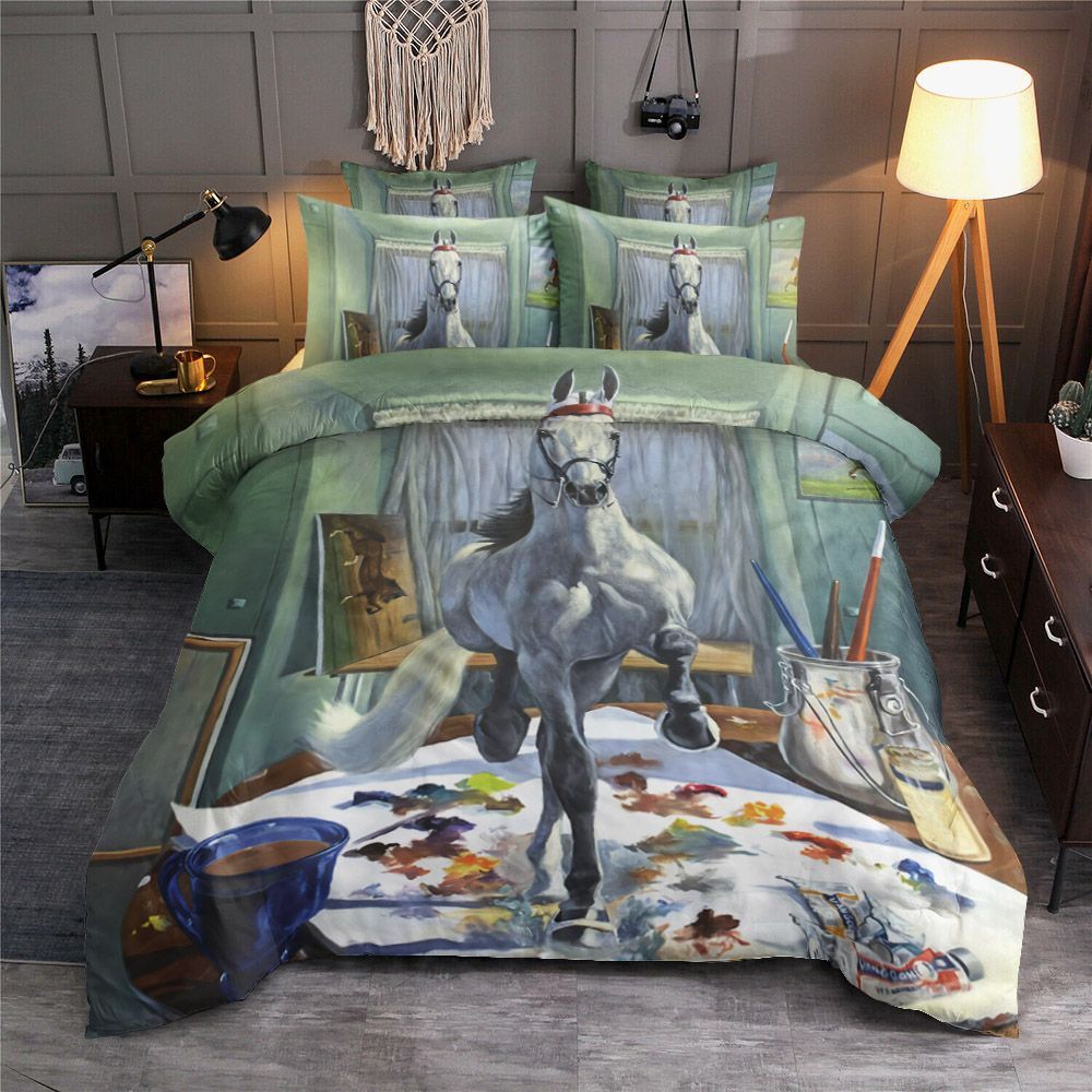 Horse Painting Bedding Set