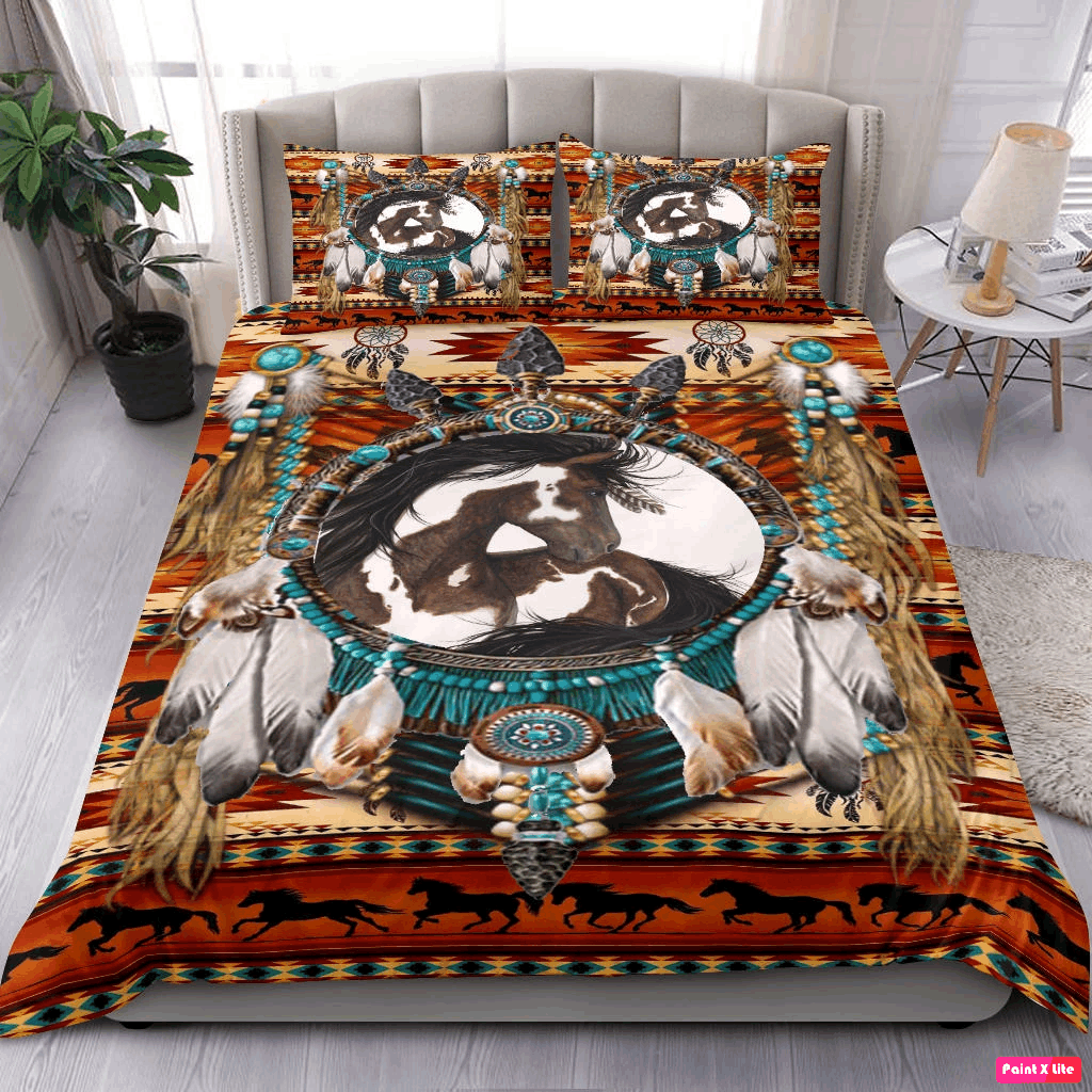 Horse Pattern Native Bedding Set