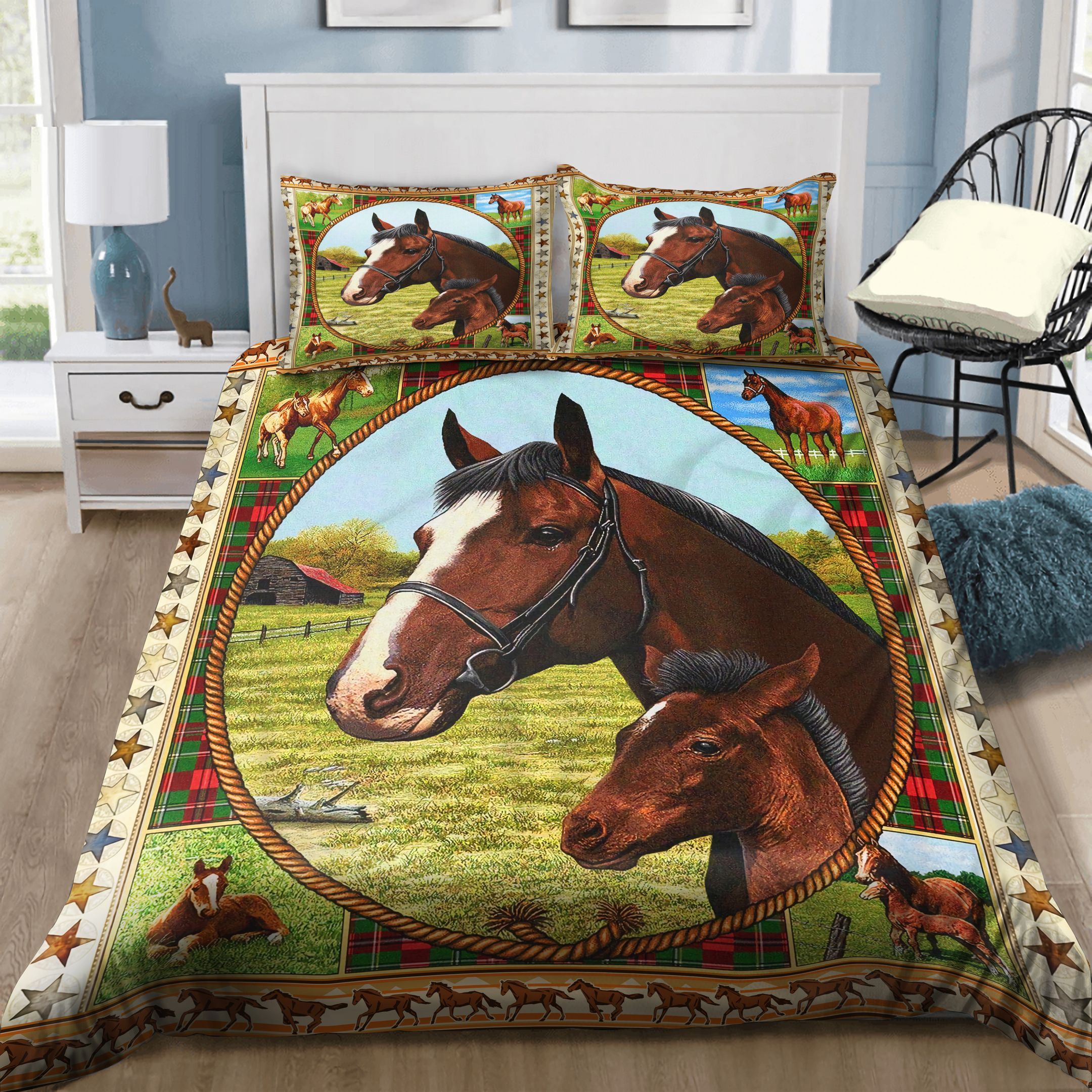 Horse Pattern Bedding Set