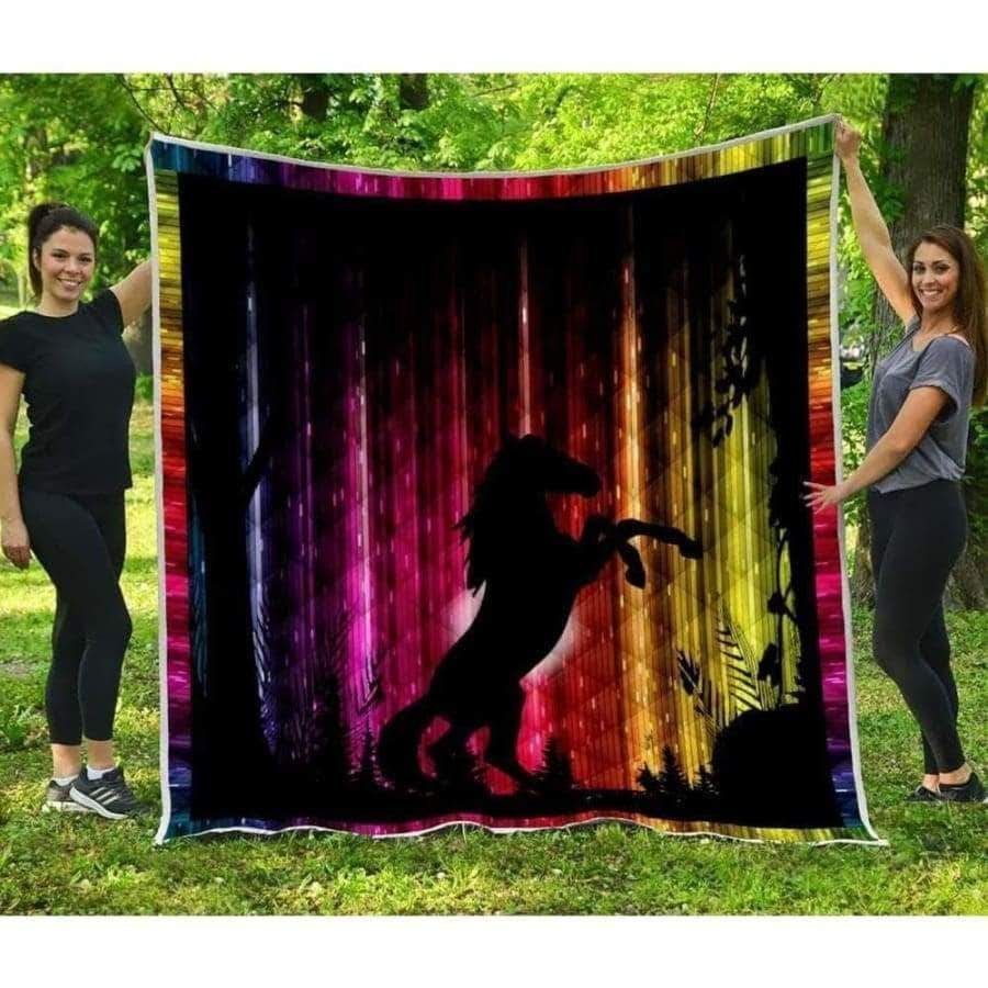 Horse Premium CL05100053MDQ Quilt Blanket