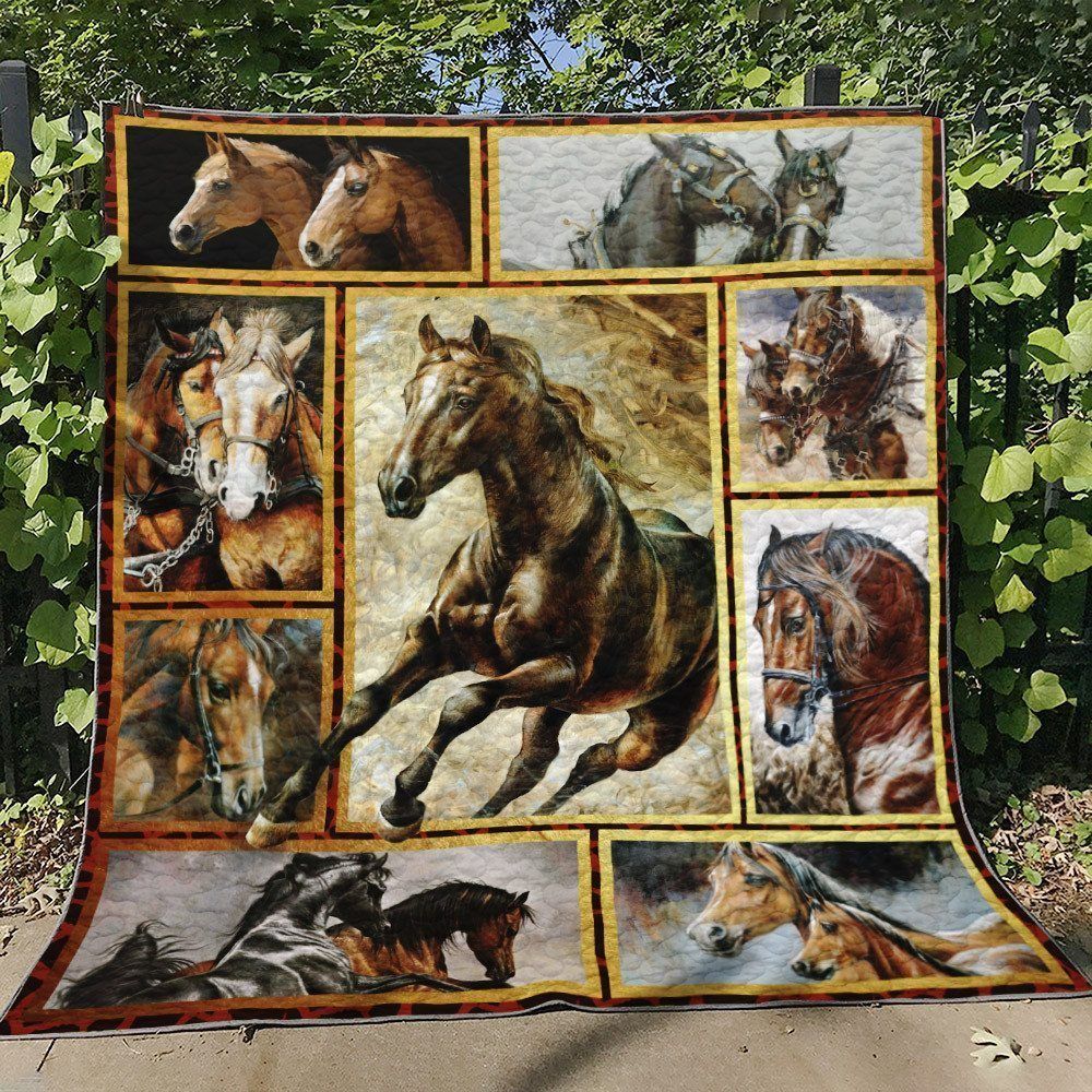 Horse QN080718 Quilt Blanket