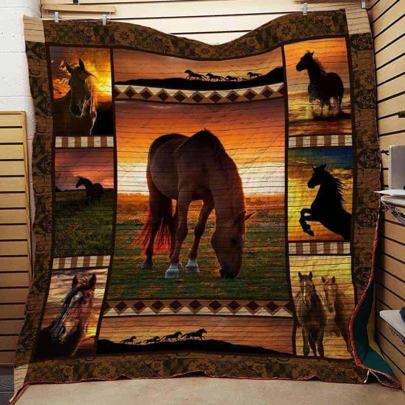 Horse Quilt Blanket ABC22103893