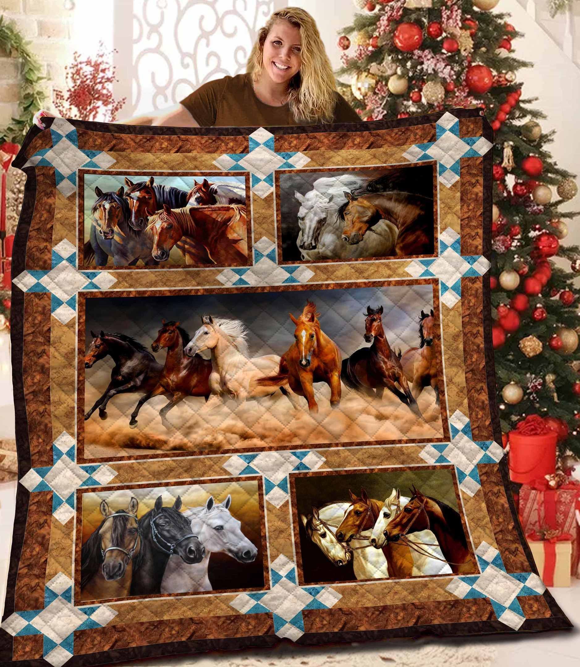 Horse Quilt Blanket BBB0411218NL