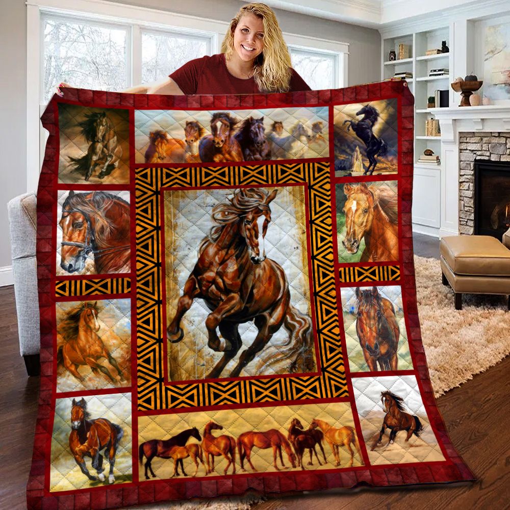 Horse Quilt Blanket BBB060206NB
