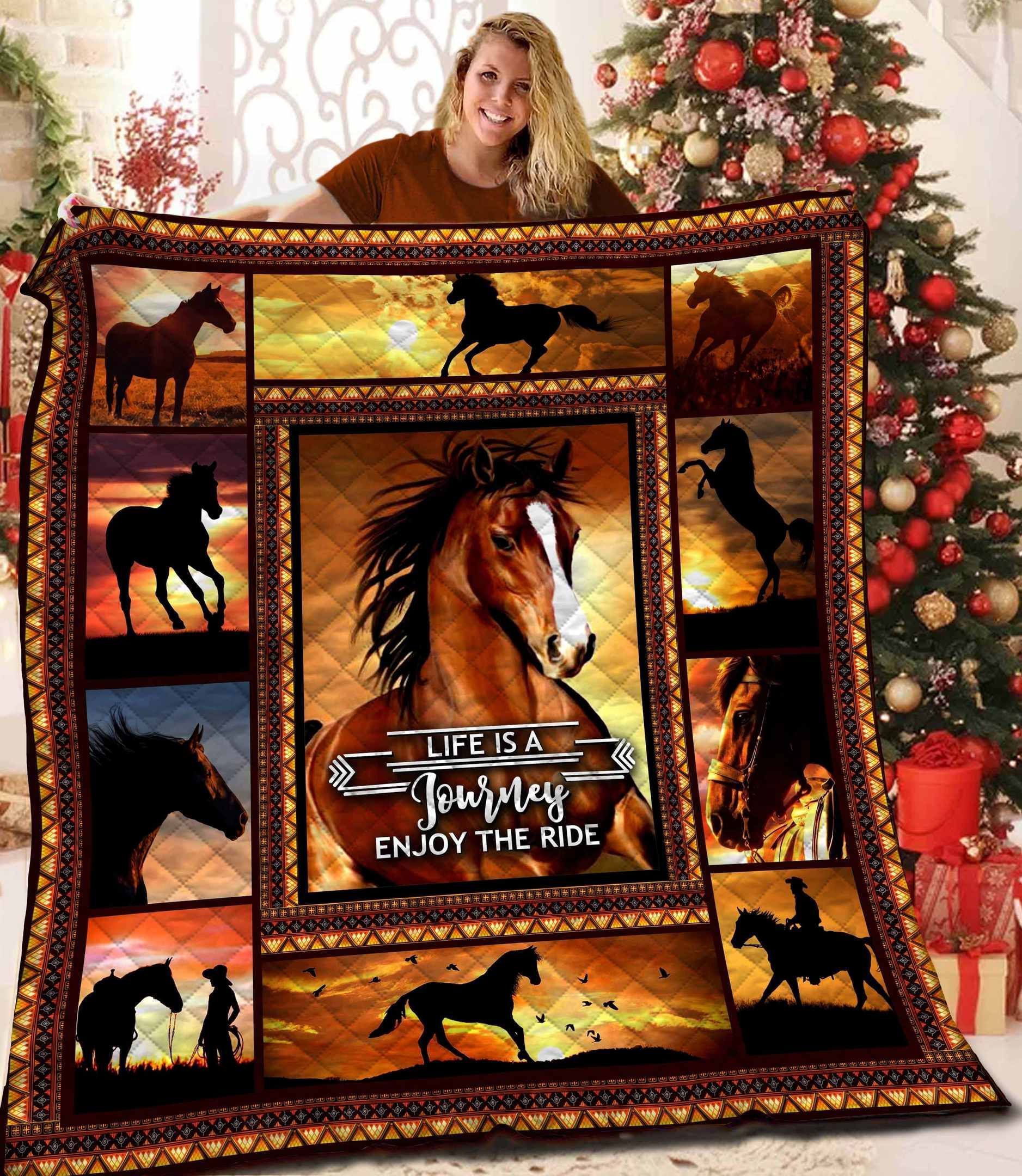 Horse Quilt Blanket BBB071116NL