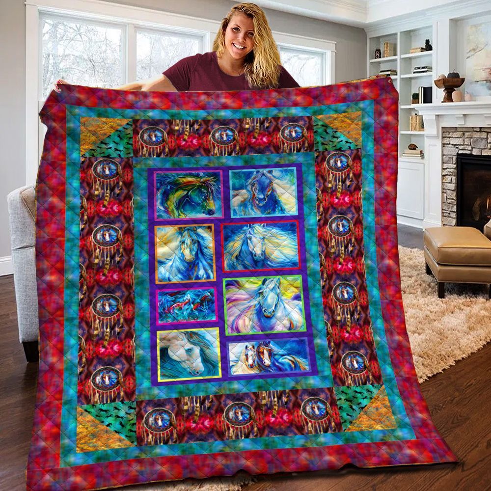 Horse Quilt Blanket BBB100216SM