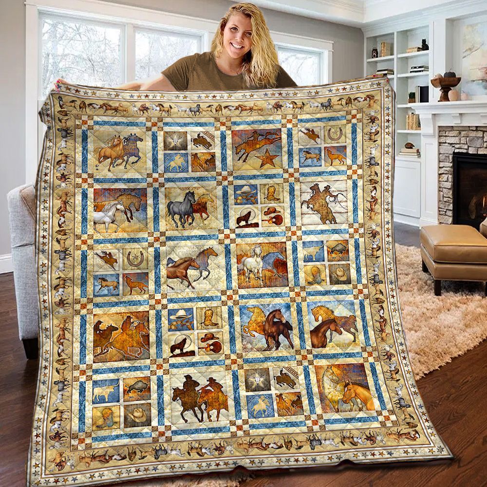 Horse Quilt Blanket BBB110206NB