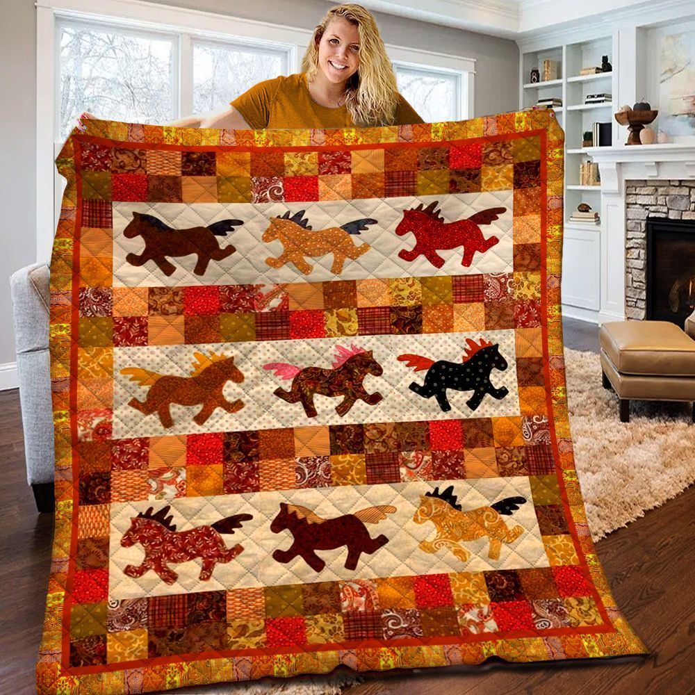 Horse Quilt Blanket BBB110208NB