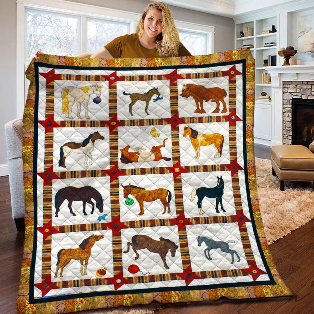 Horse Quilt Blanket BBB110209NB