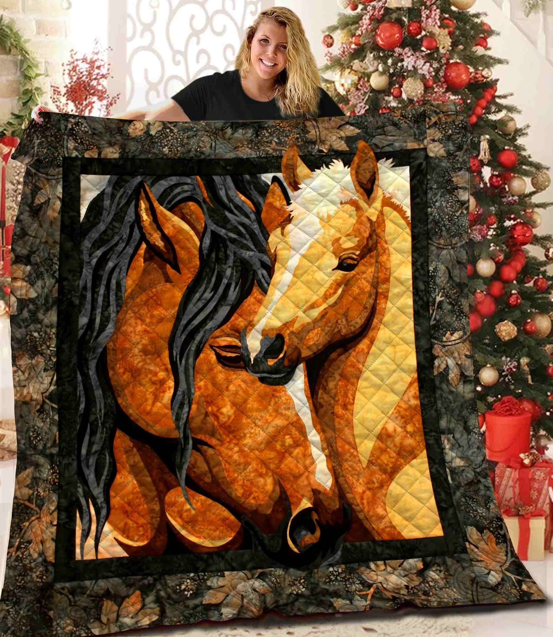 Horse Quilt Blanket BBB111106NB