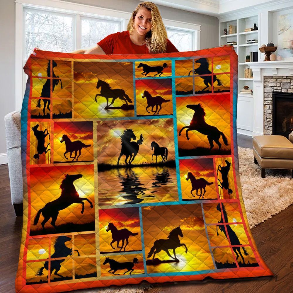 Horse Quilt Blanket BBB170225SM