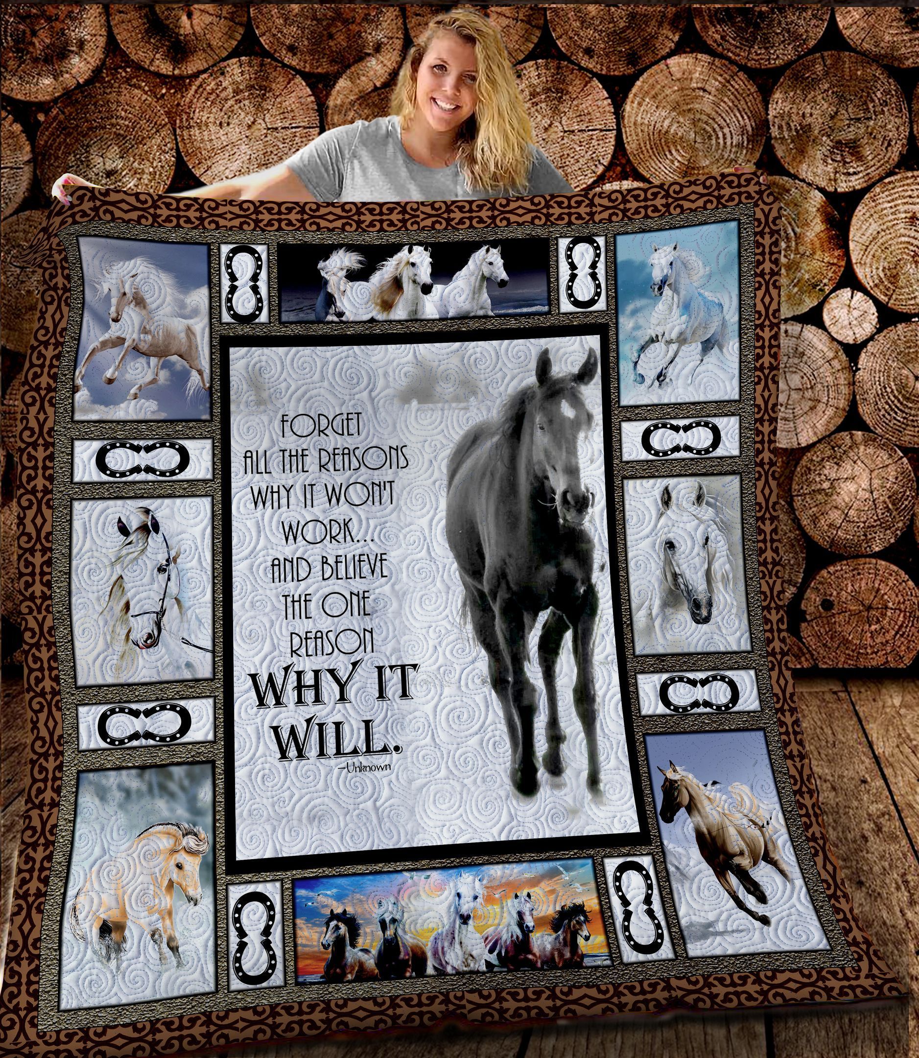 Horse Quilt Blanket C9B200222NM