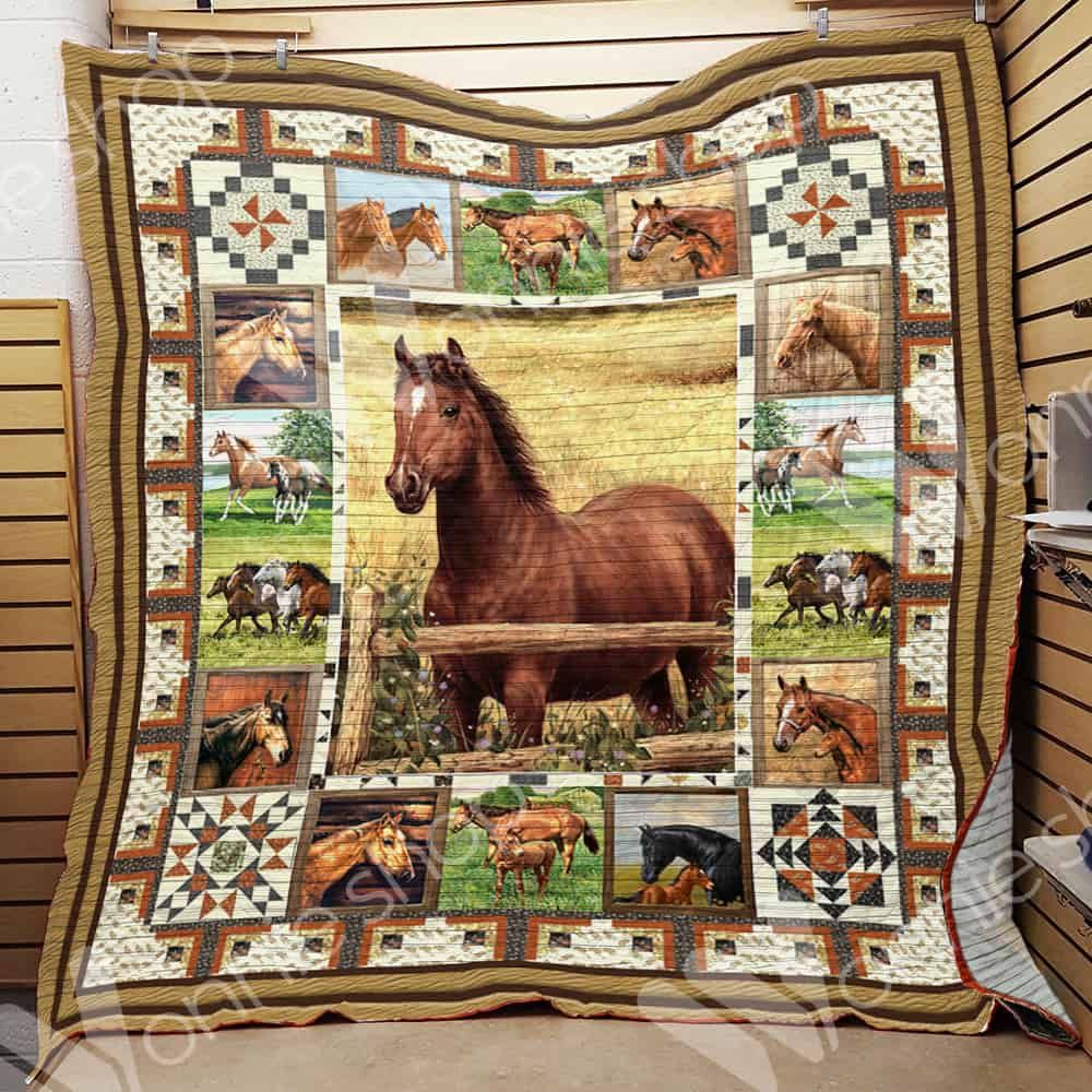 Horse Quilt Blanket DHC0102827TD