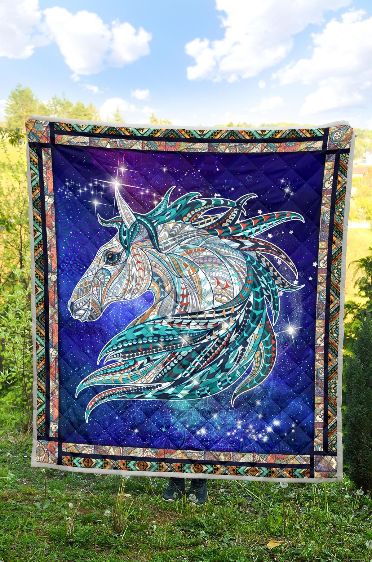 Horse Quilt Blanket DHC020120203TD