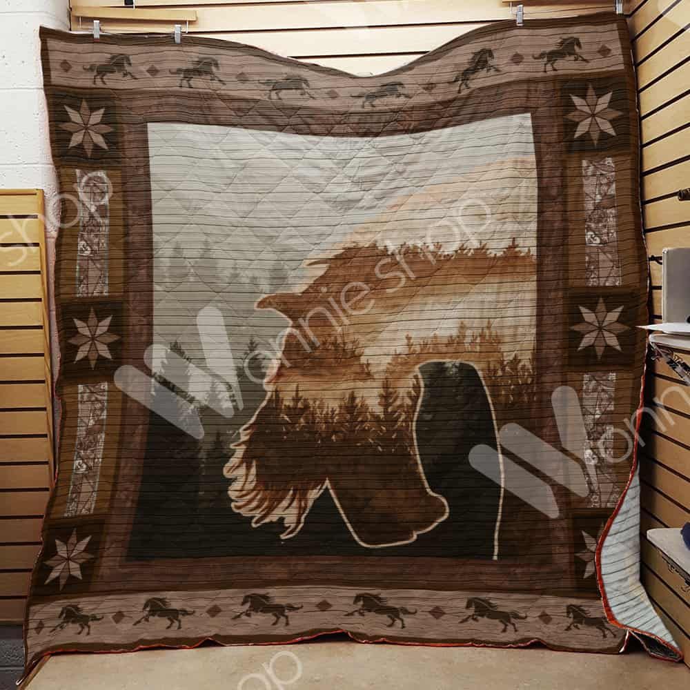 Horse Quilt Blanket DHC03021373TD