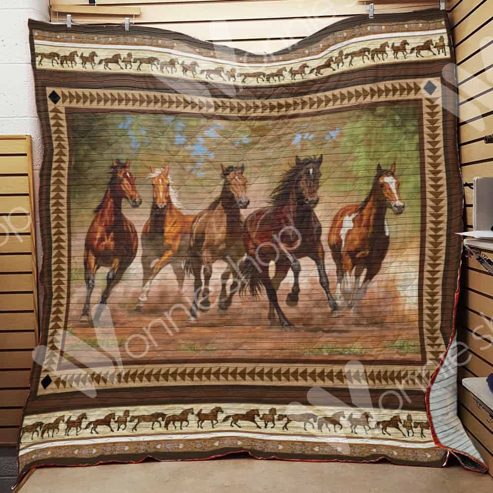 Horse Quilt Blanket DHC03021375TD