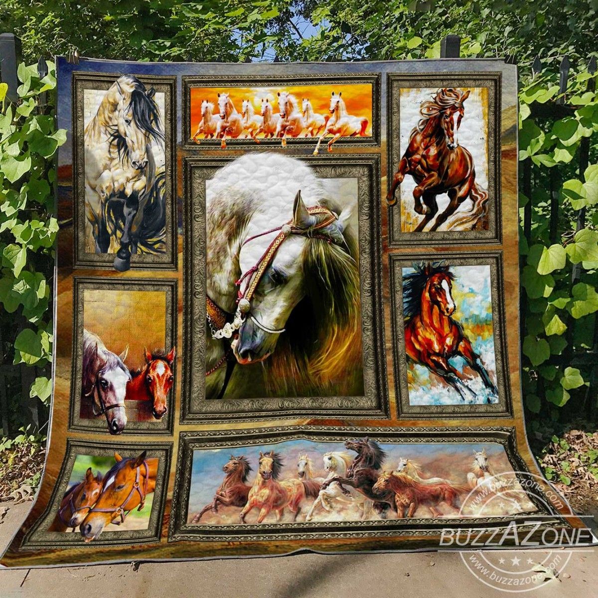 Horse Quilt Blanket DHC0712110VT