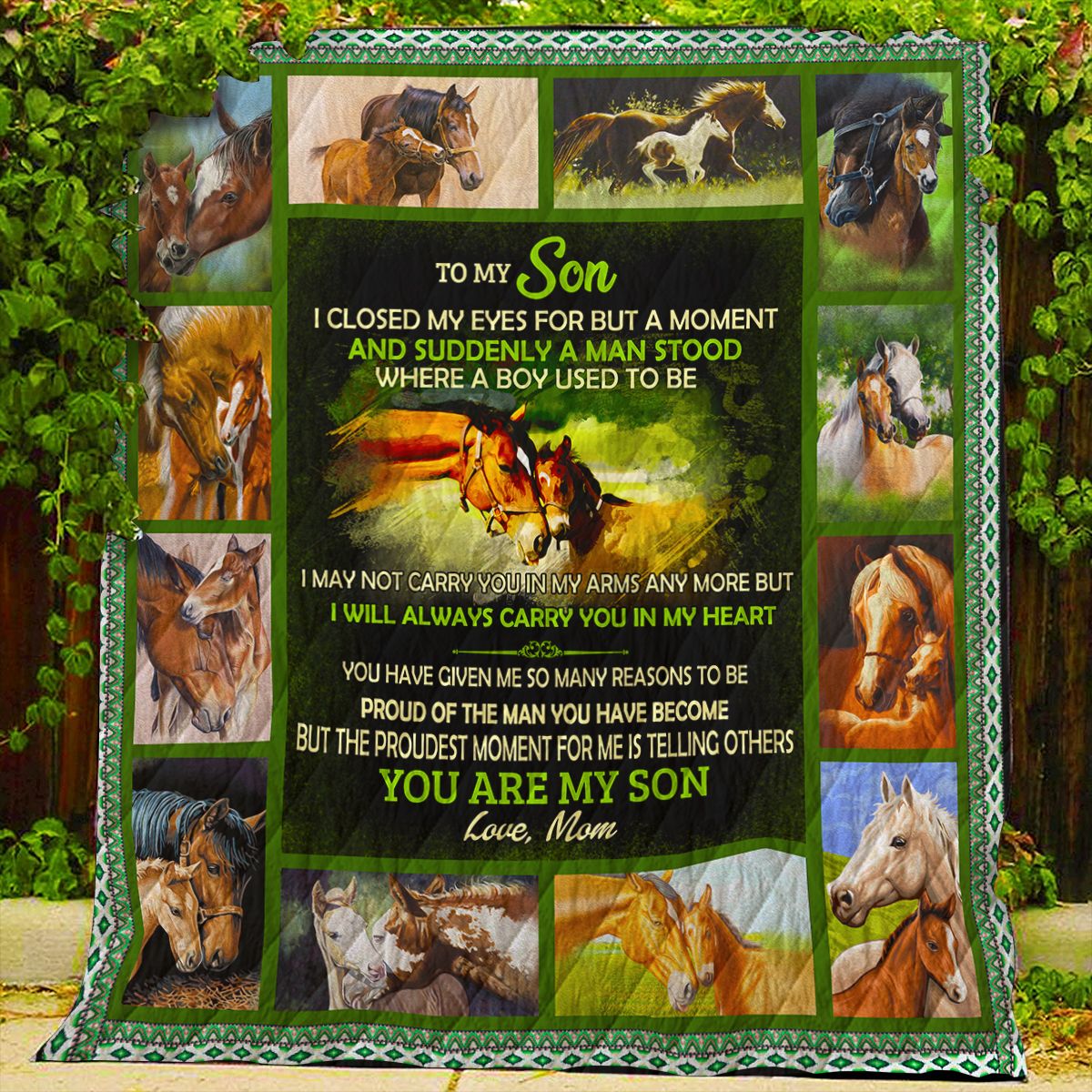 Horse Quilt Blanket DHC0712134VT