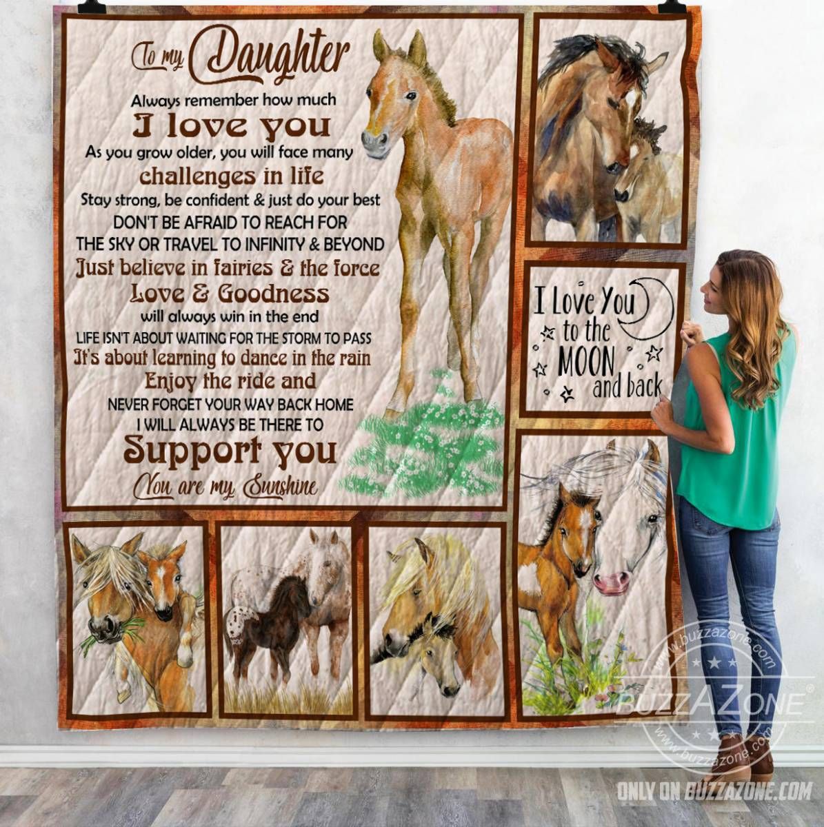 Horse Quilt Blanket DHC071213VT