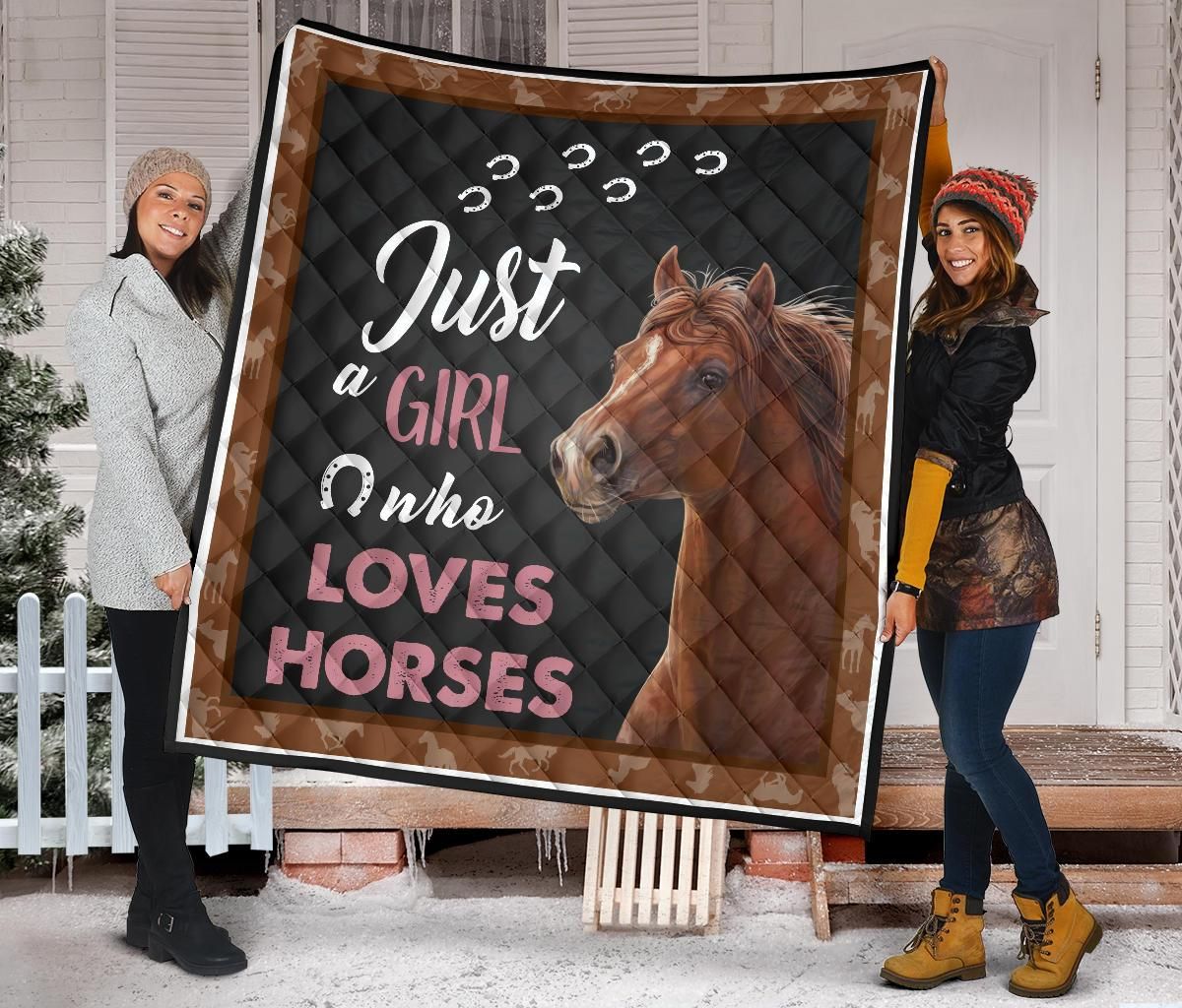 Horse Quilt Blanket Dhc09121394Dd