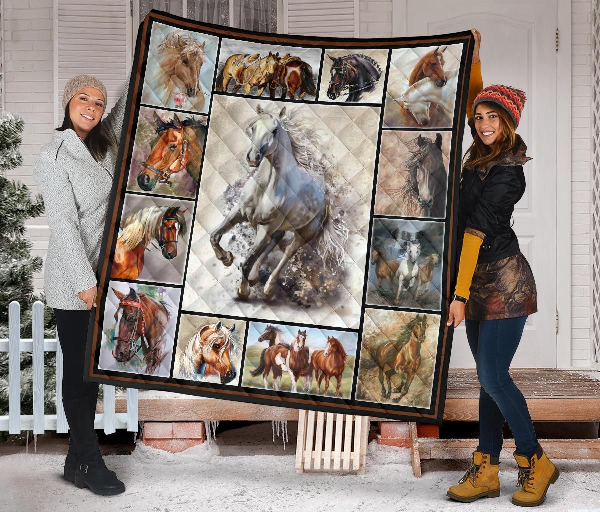 Horse Quilt Blanket Dhc09121518Dd