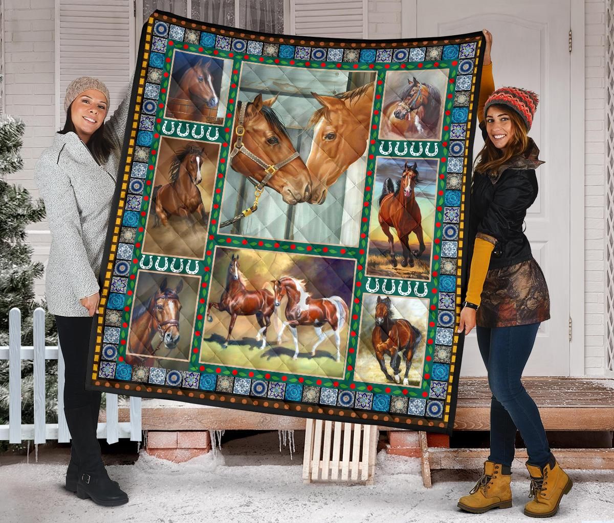 Horse Quilt Blanket Dhc09121520Dd