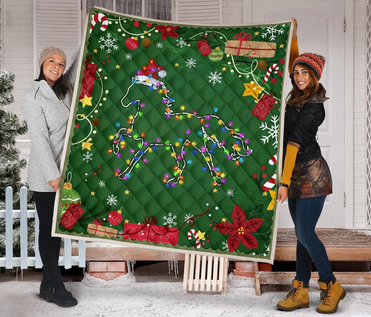 Horse Quilt Blanket Dhc09121562Dd