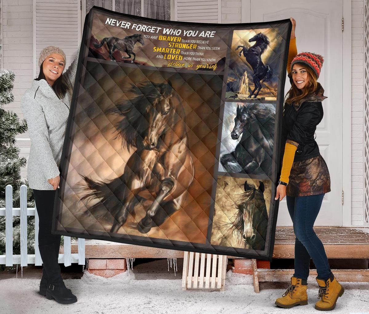 Horse Quilt Blanket Dhc09121573Dd