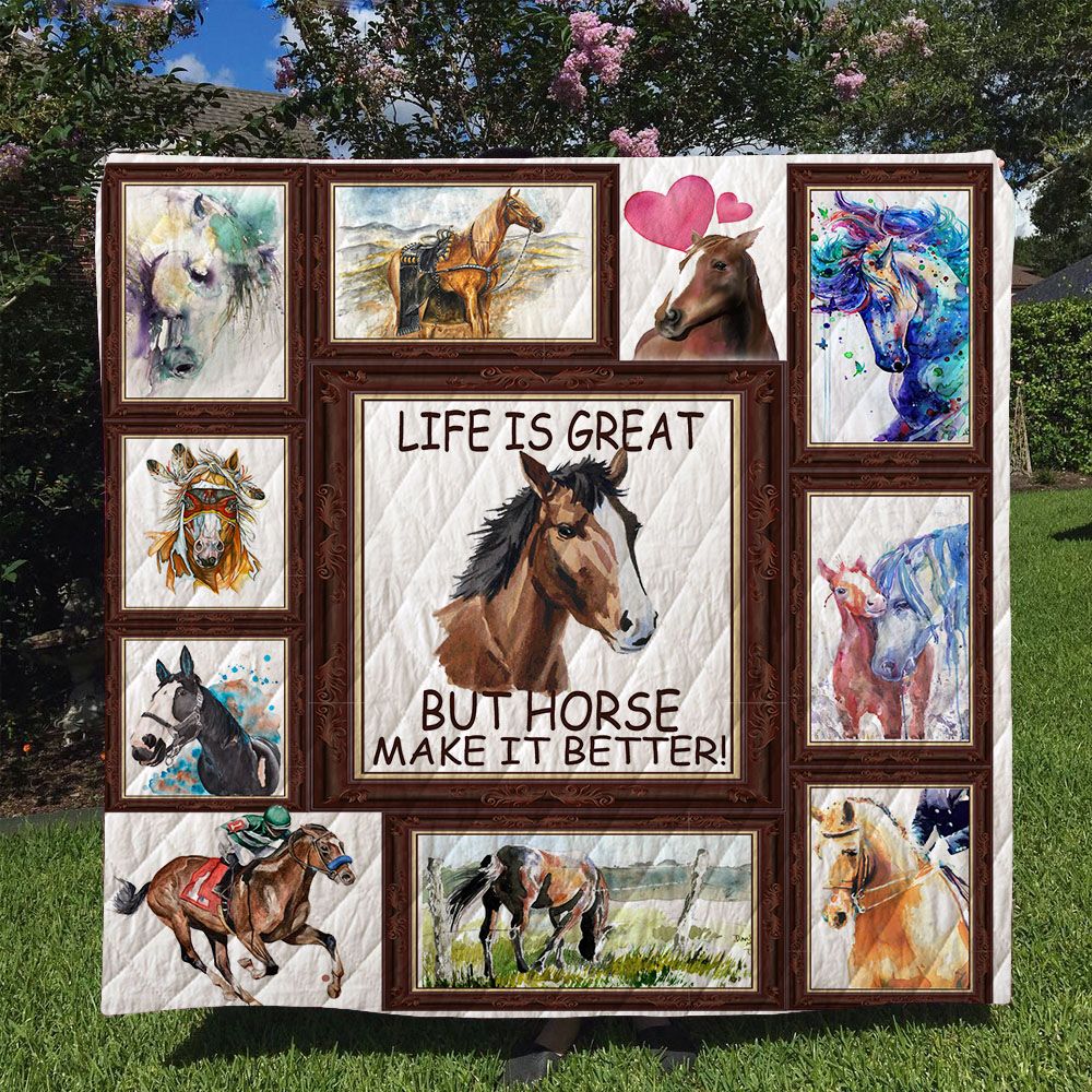 Horse Quilt Blanket DHC170120792TD