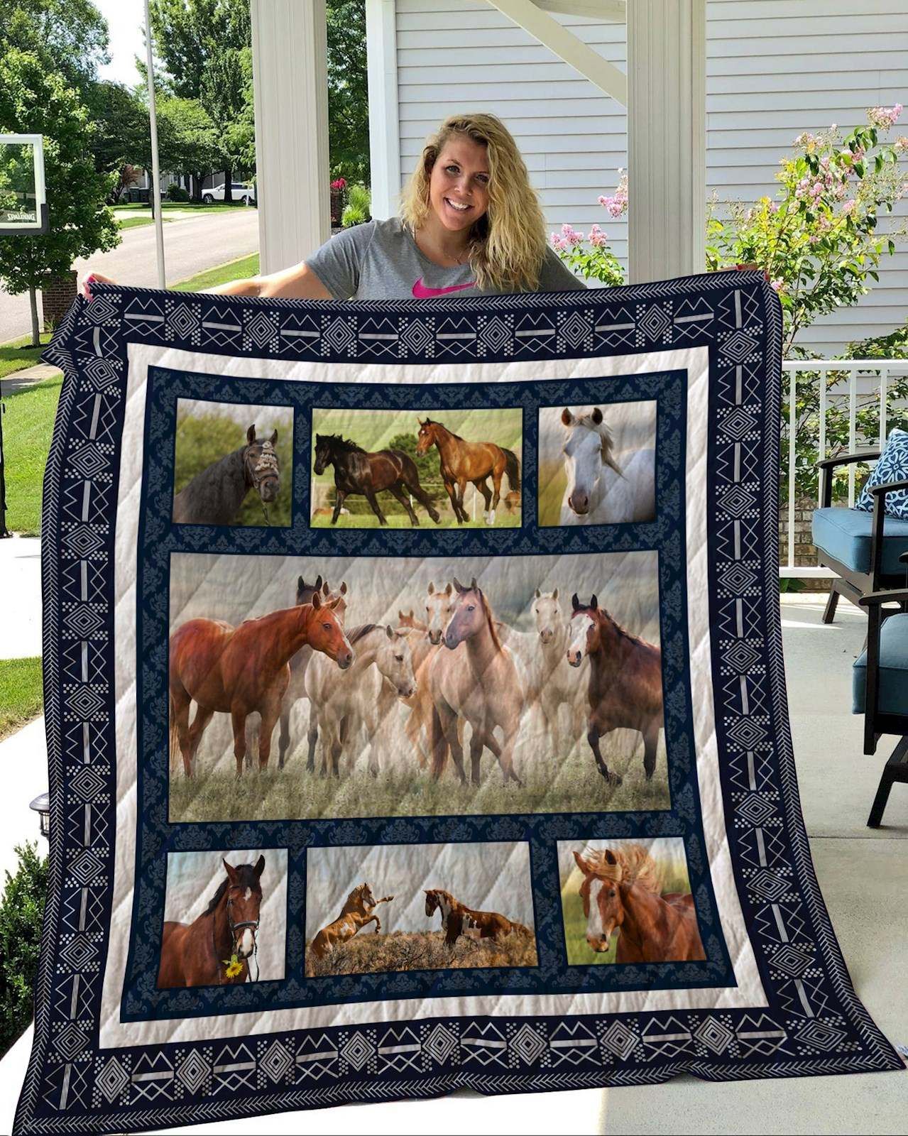 Horse Quilt Blanket DHC2911149VT