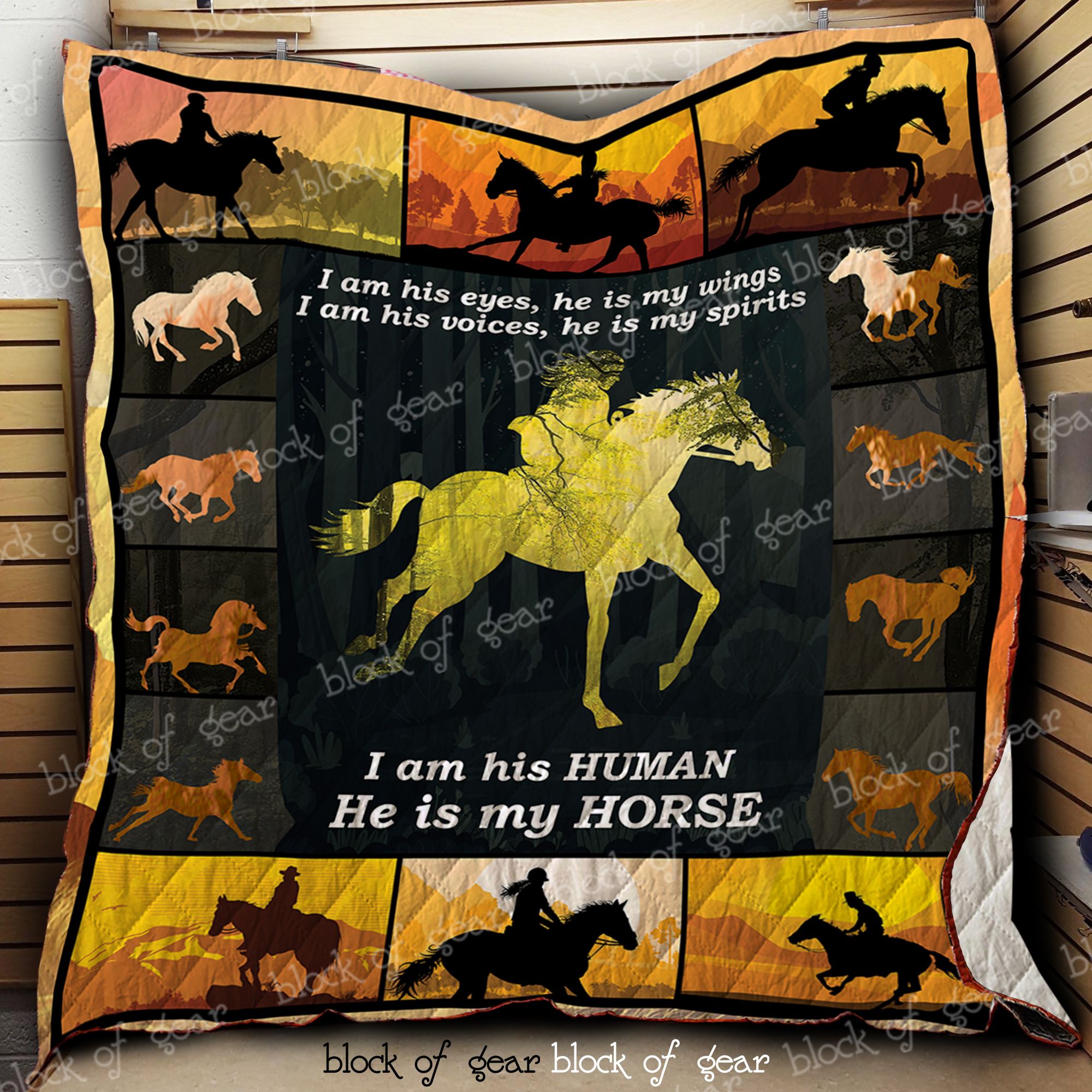 Horse Quilt Dk448 Dhc11121813Dd