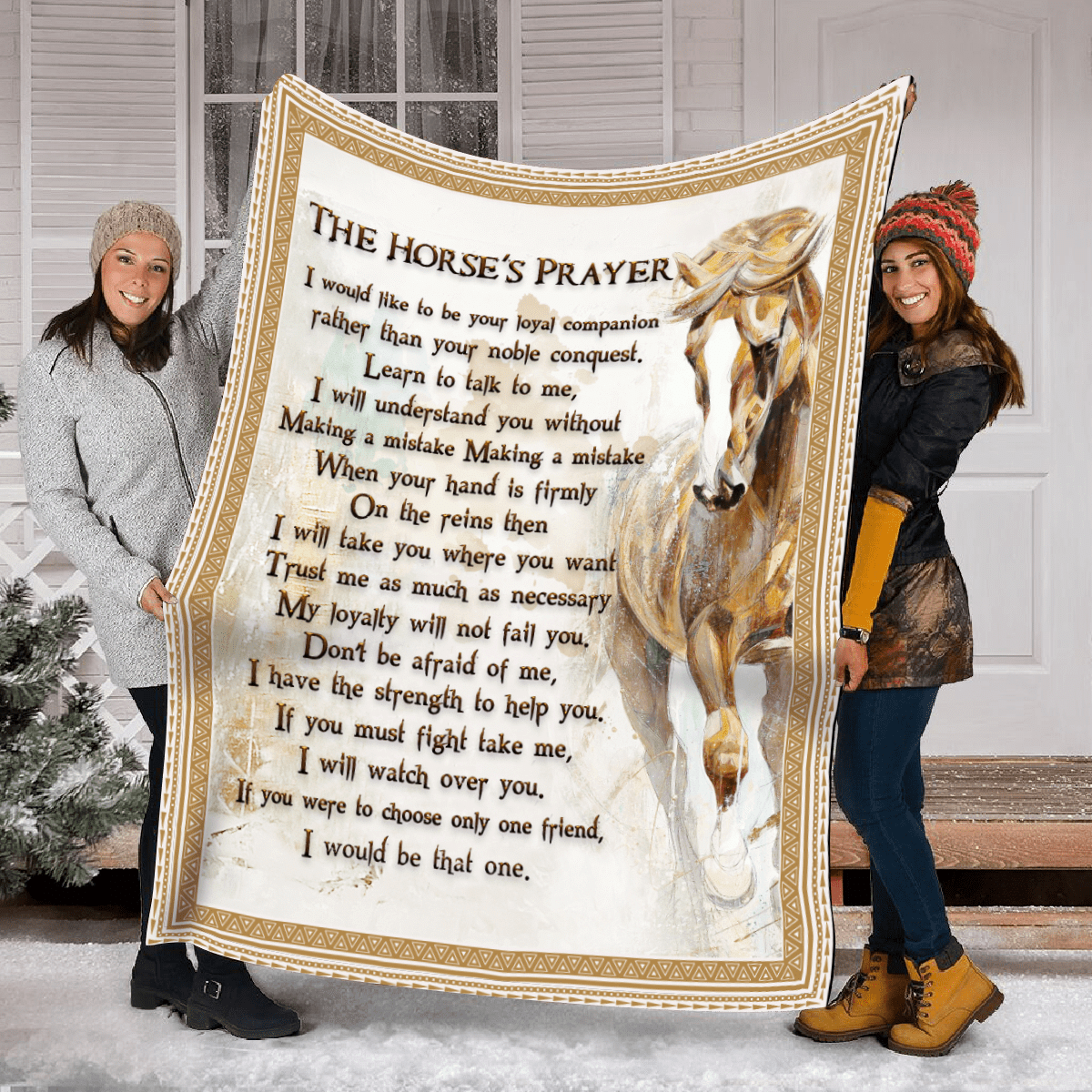 Horse quotes Fleece Blanket
