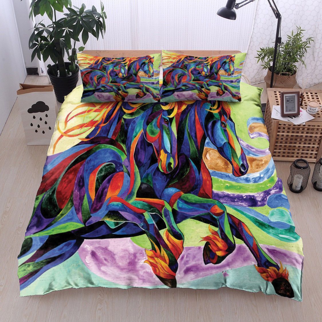 Horse Racing Bedding Set