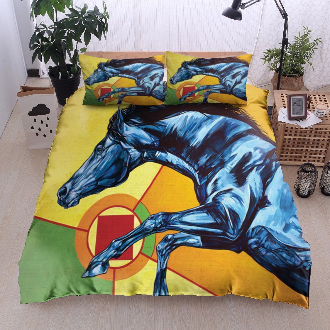 Horse Racing Bedding Set