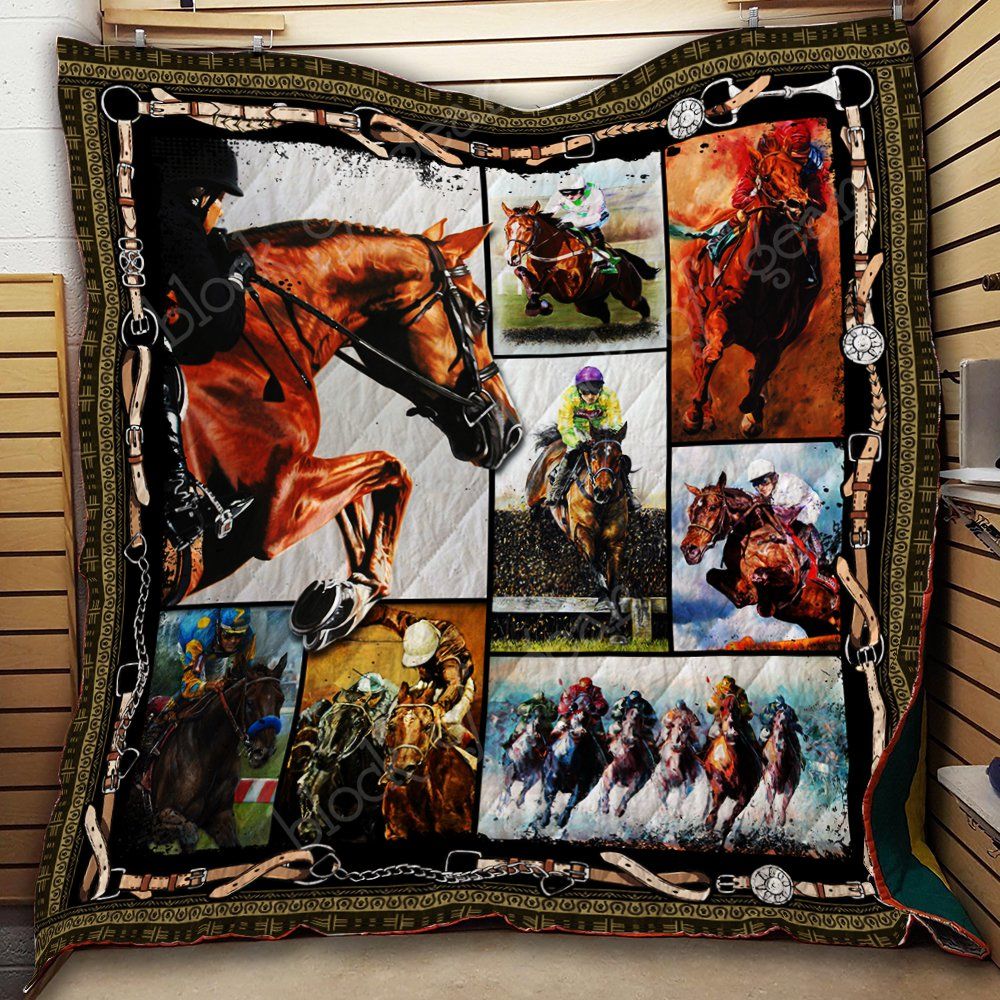 Horse Racing Quilt Th650 Dhc11123257Dd