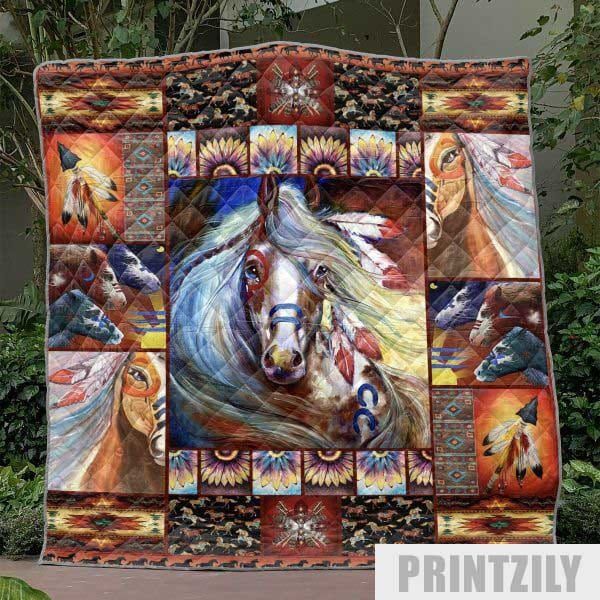 Horse Red Headed Stranger Quilt Blanket DHC0201201143TD