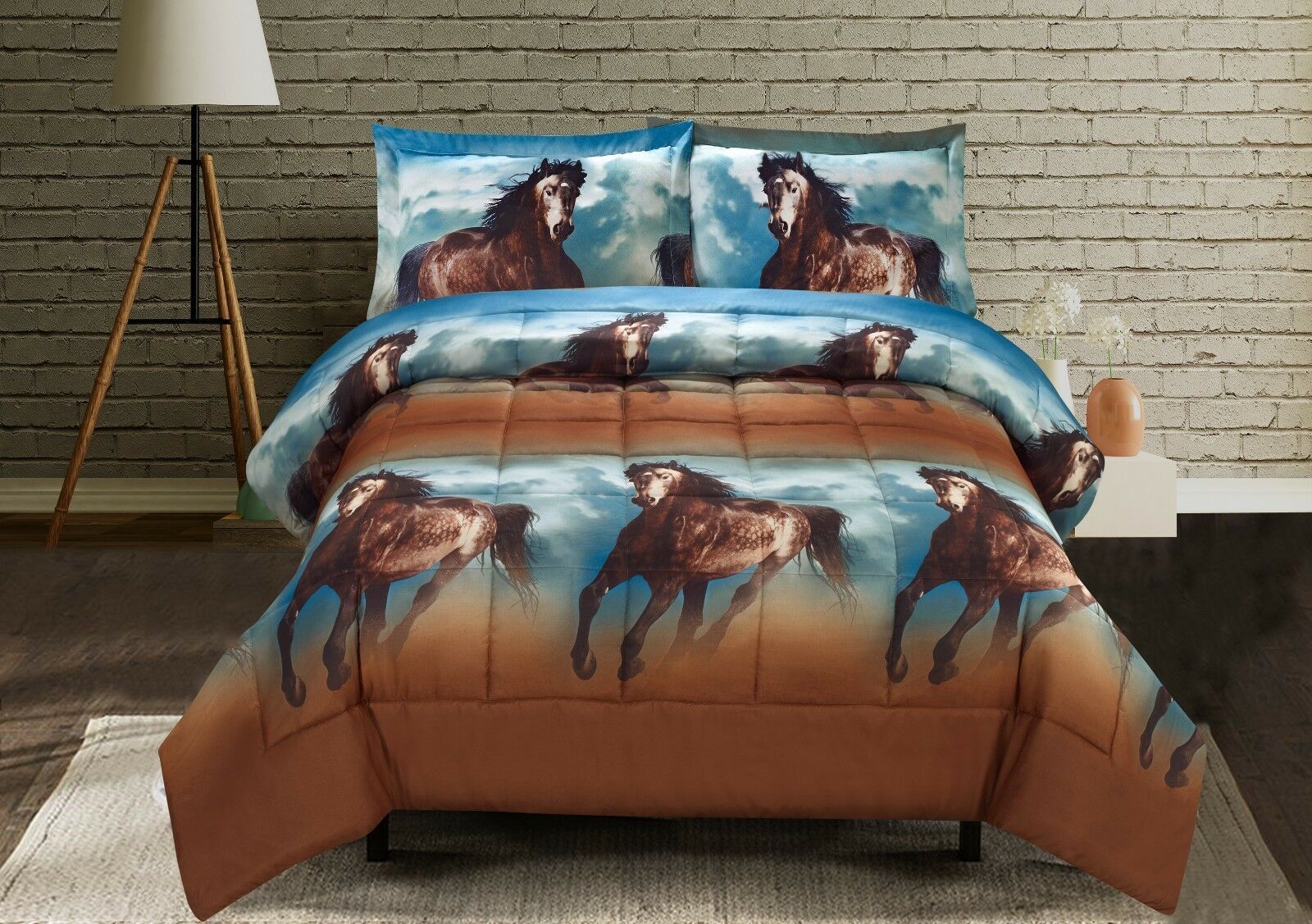 Horse Running Bedding Set
